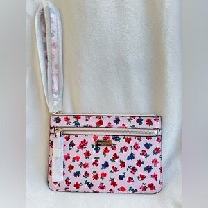 Kate Spade Floral Pink Wristlet